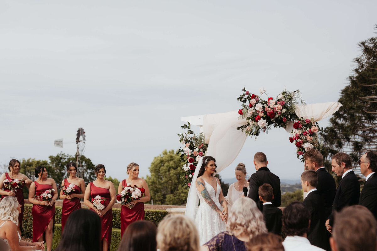 Romantic wedding ceremony venue Sunshine Coast