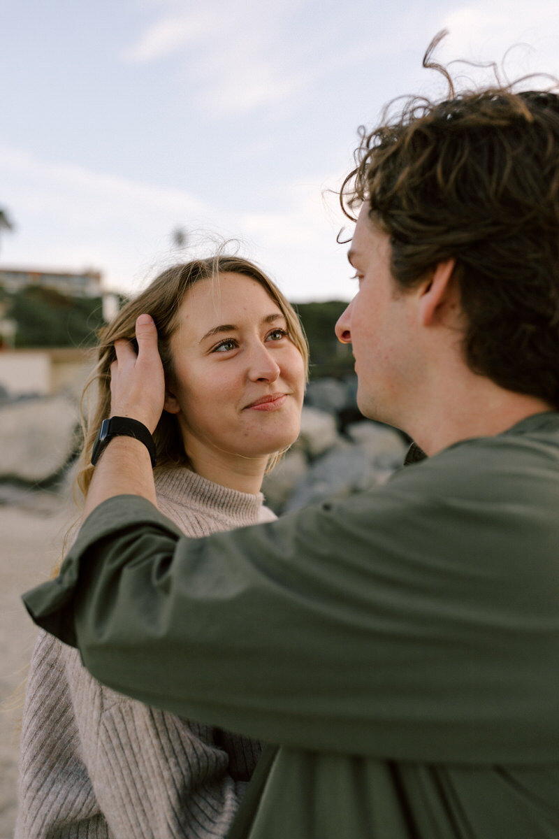 A couple session in San Clemente, CA at sunrise