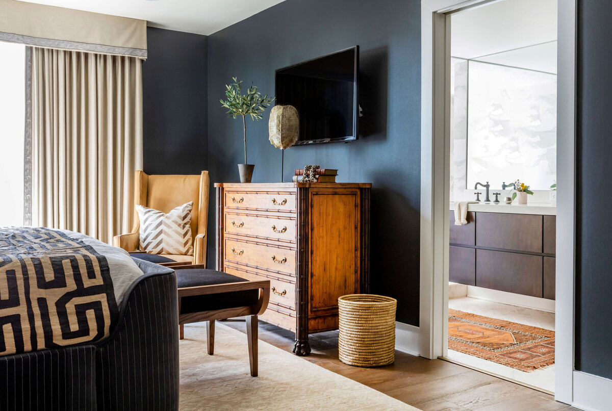 Amelia Island Colorful Condo Primary Bedroom