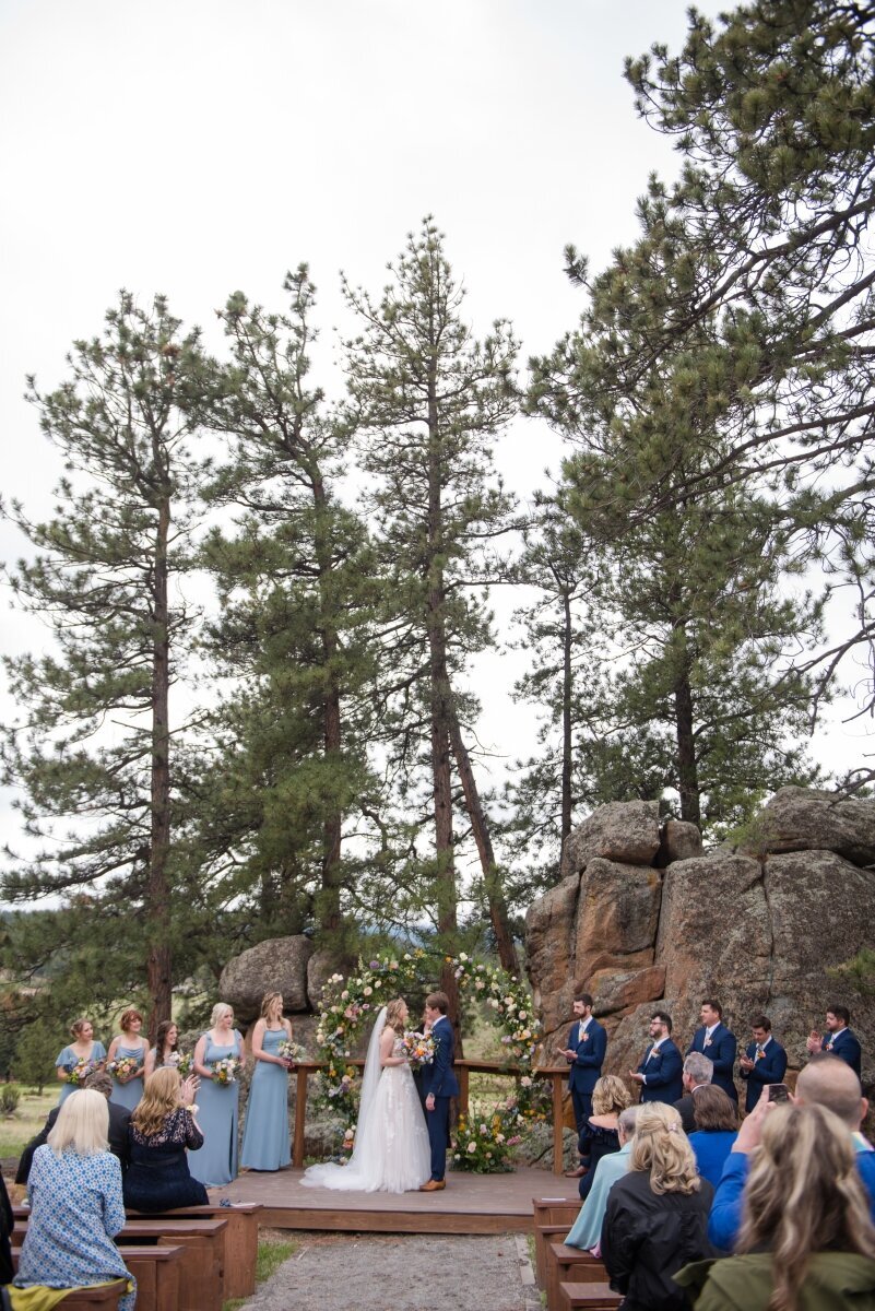 Ranch barn Colorado Deer Creek Valley wedding