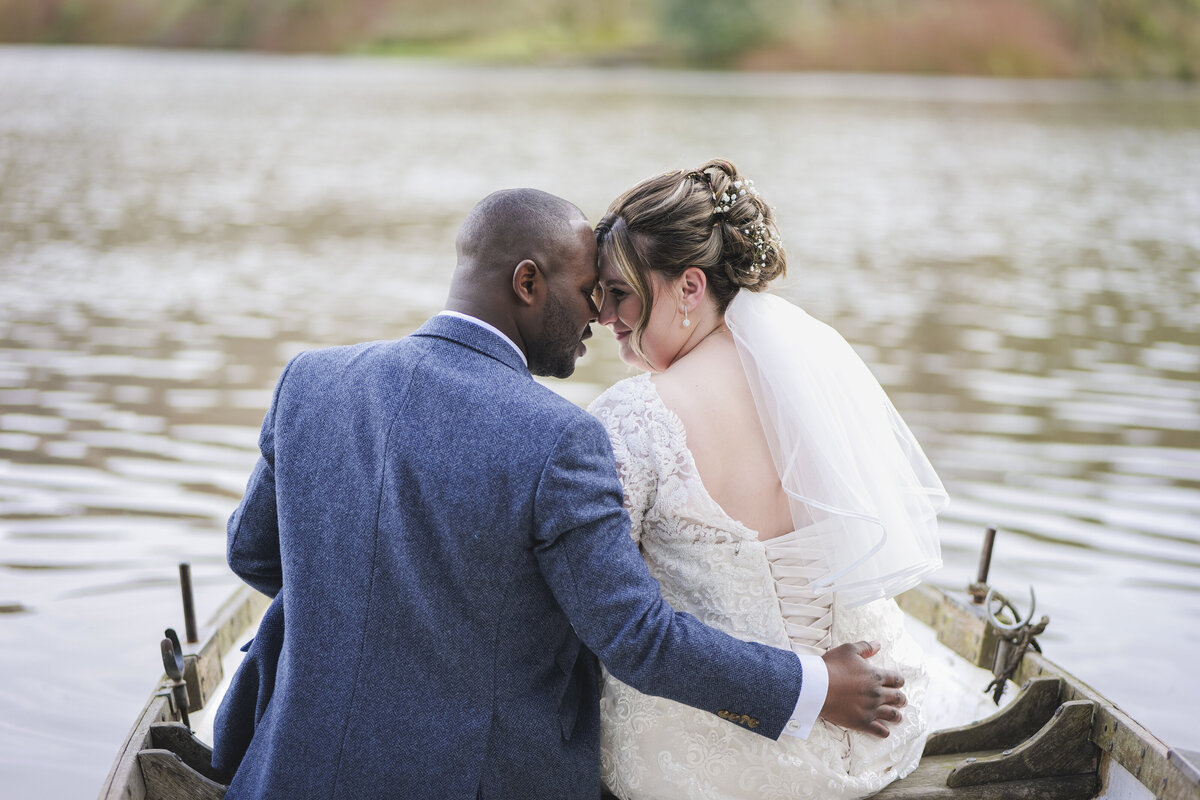 The couple out on the boat