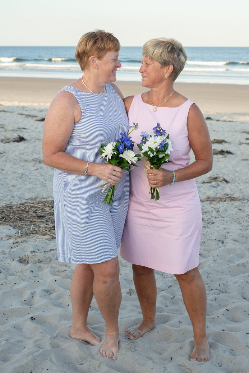 Same Sex Wedding on the Beach in Southern Maine