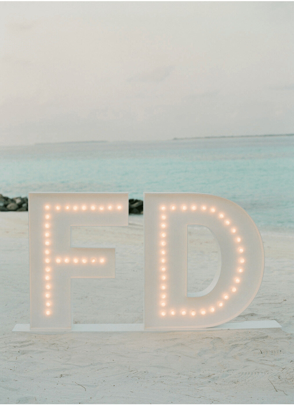 Maldives Wedding Neon Sign