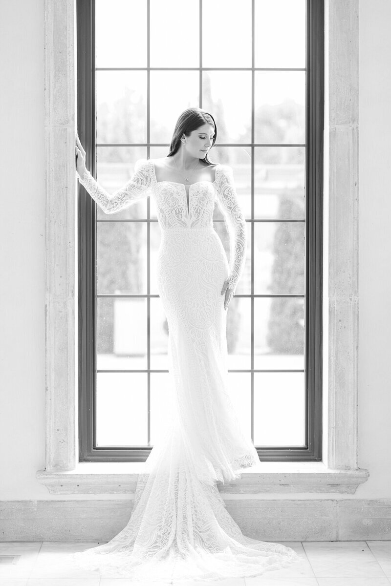 bridal portrait by Boise wedding photographer
