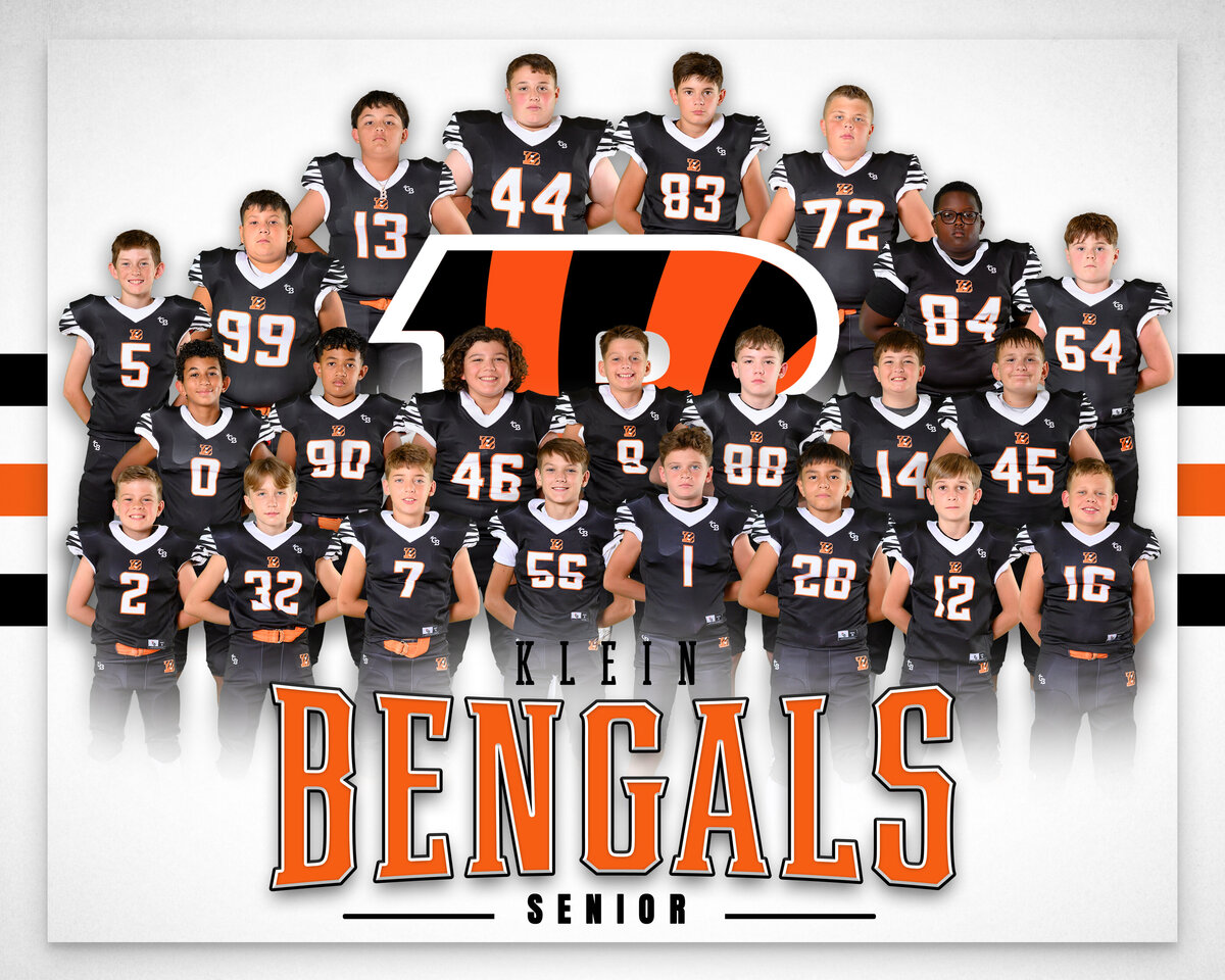 Youth Football Klein Bengals in Spring, TX
