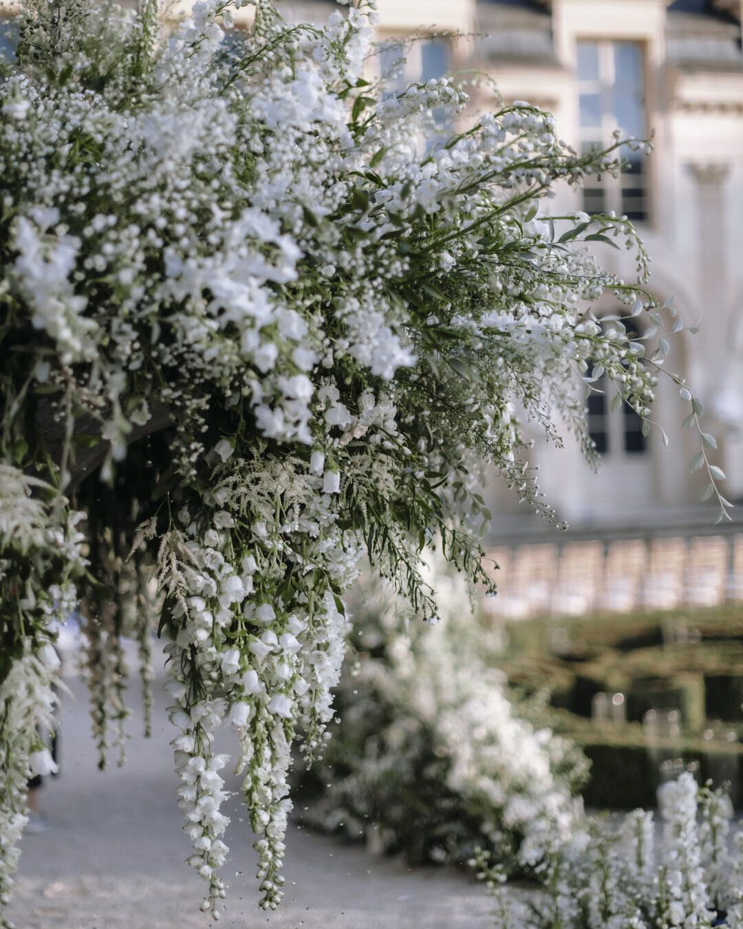 Paris Destination Wedding at Chateau de Chantilly by Alejandra Poupel Events Flower 