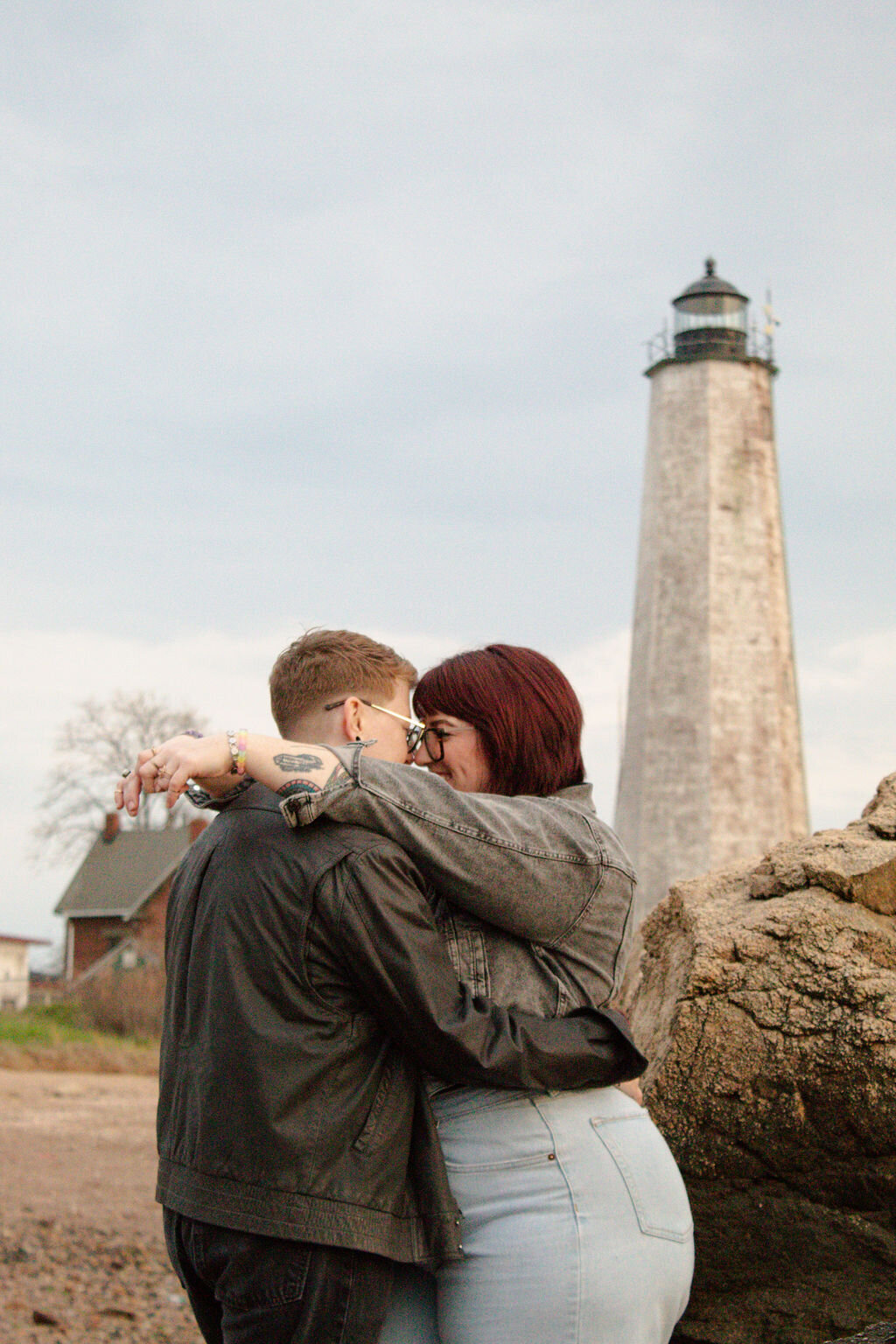 Light House Point Park, Connecticut Engagement Photos