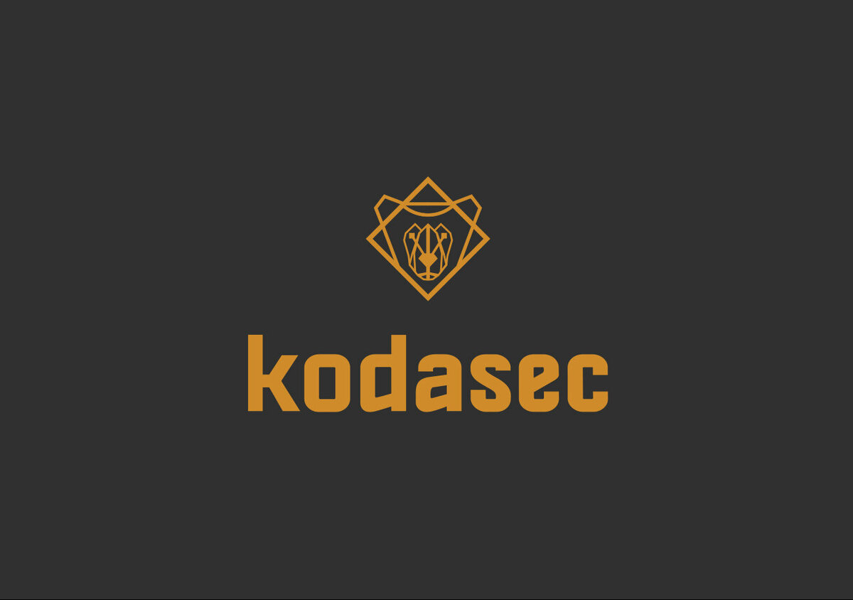 kodasec modern logo design for cybersecurity company