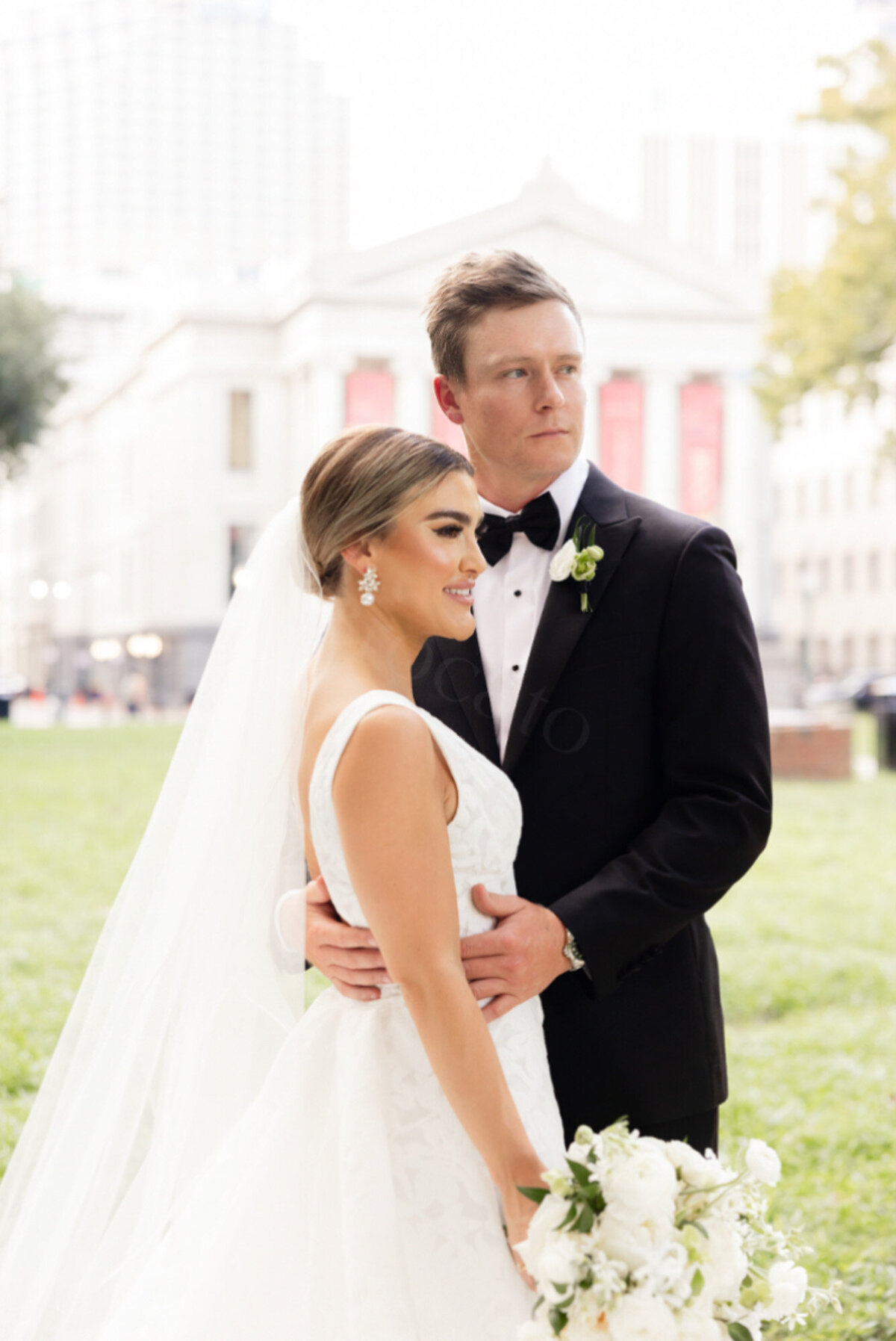 Renee and Brock's luxury il Mercato Wedding in New Orleans
