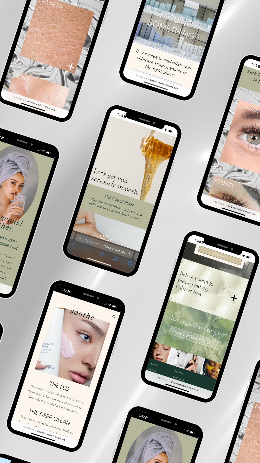Site Mockups Phone
