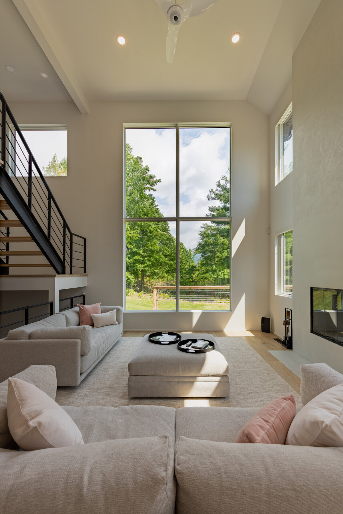 Living room of Contemporary Renovation