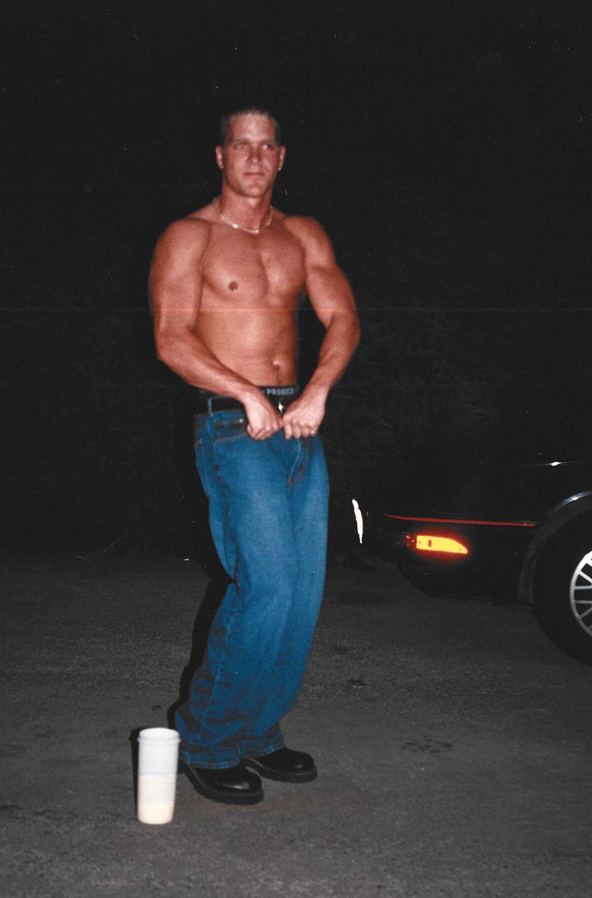 Brent Ray Fraser  Flexing by Car June 1999