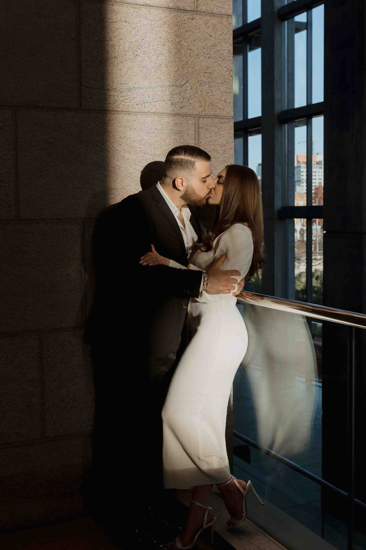 National Gallery of Ottawa Engagement Photo Shoot - Sonia V Photography