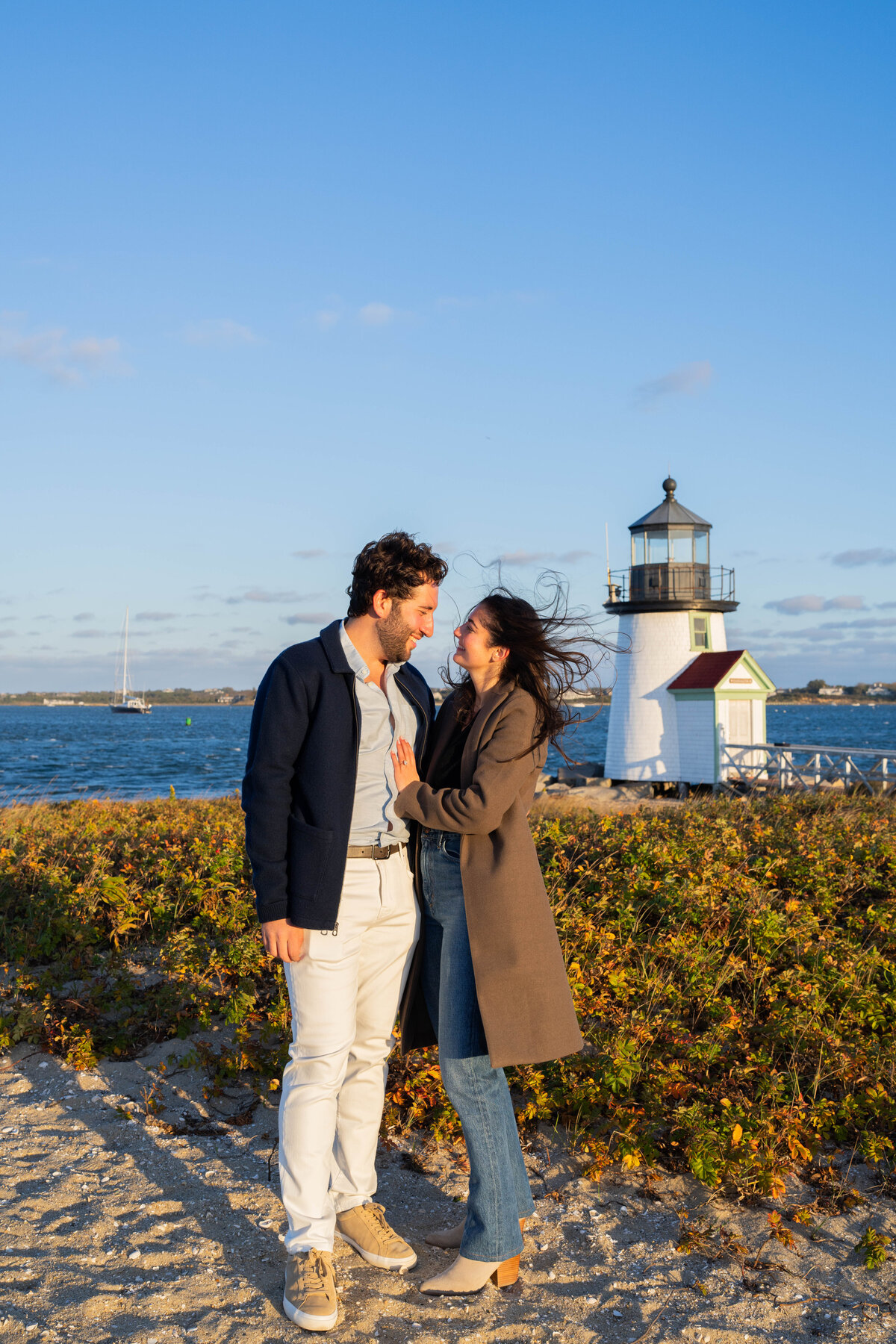 Nantucket Engagement Proposal Photos by Arlinda_-7