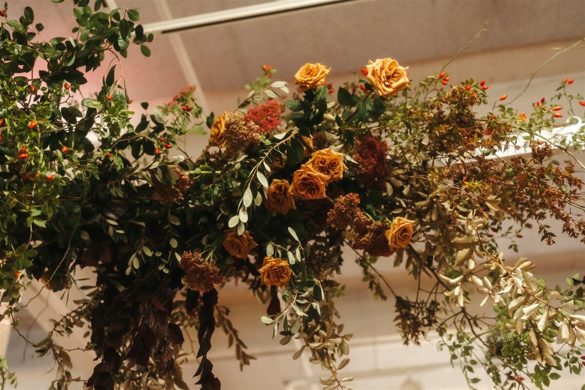 Terra Gallery Wedding Floral Installation