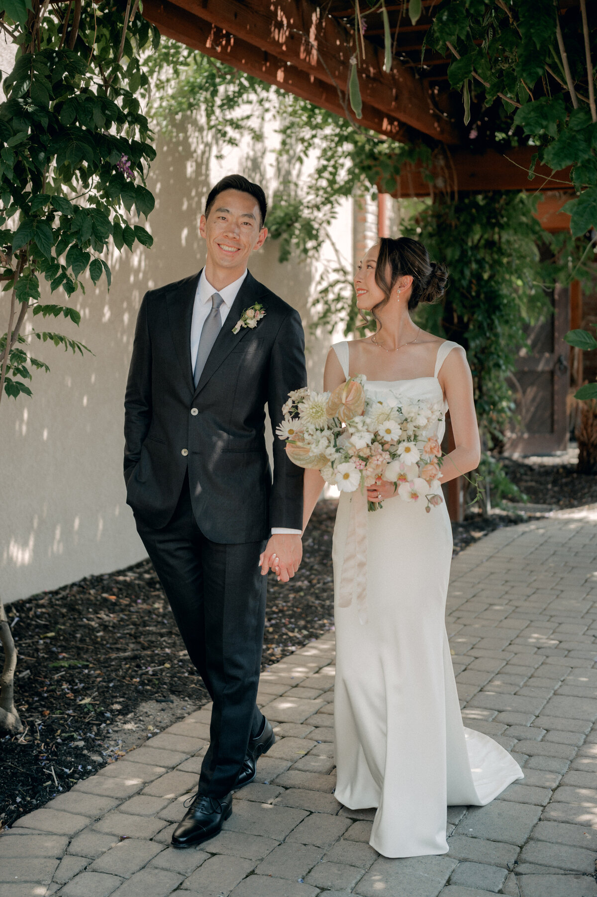Phoebe & Jeremy Palm Event Center Wedding - Helena Wong Photography-98