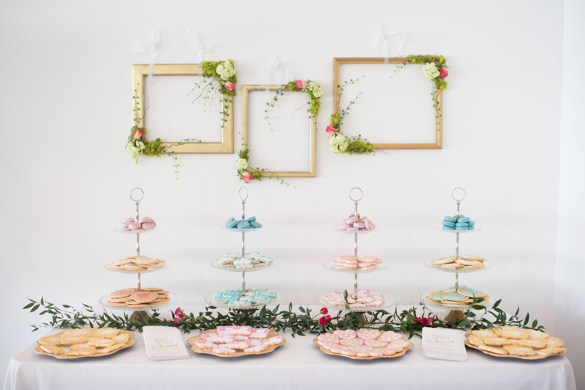wedding cookie table inspiration