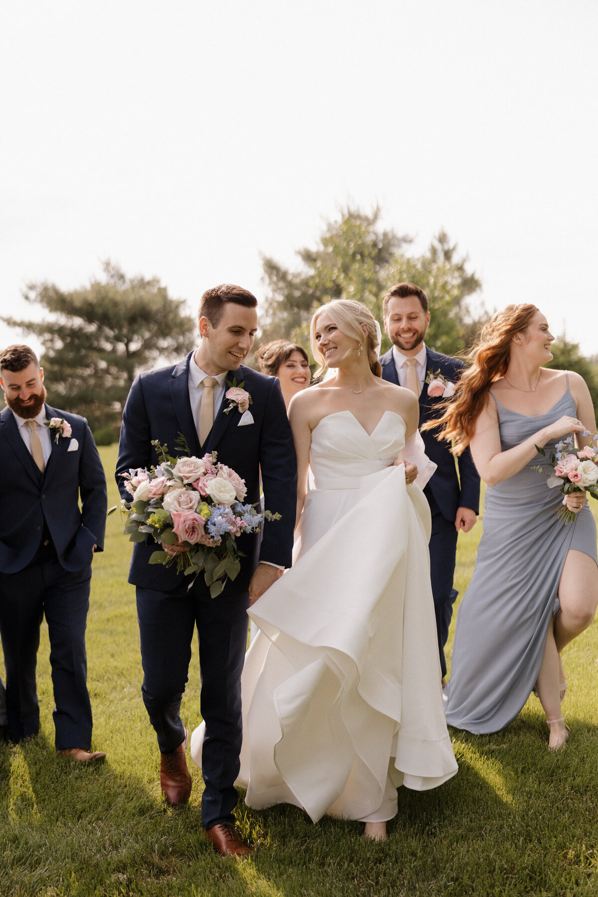 Indianapolis wedding photography groom with groomsmen