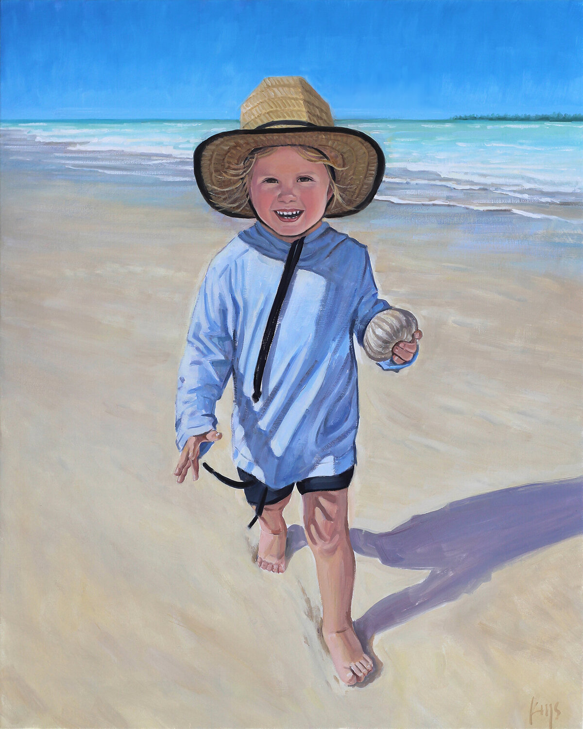 Children's Beach Portrait