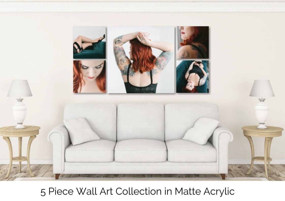 A sample of a wall art collection from Show Your Spark