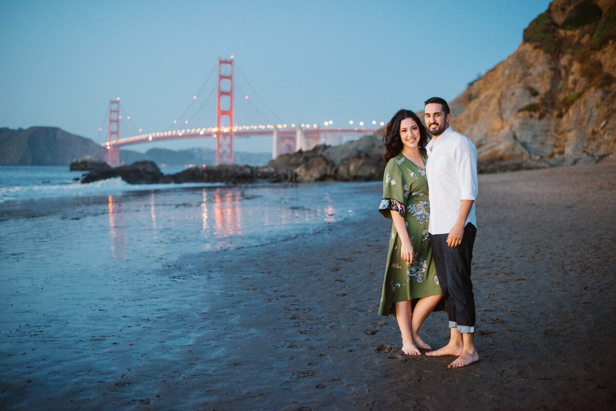 Golden Gate Bridge Engagement Session Baker Beach San Francisco Bay Area 19