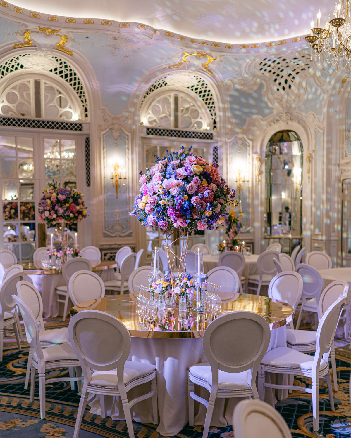 Stunning wedding flowers  at The Savoy in London
