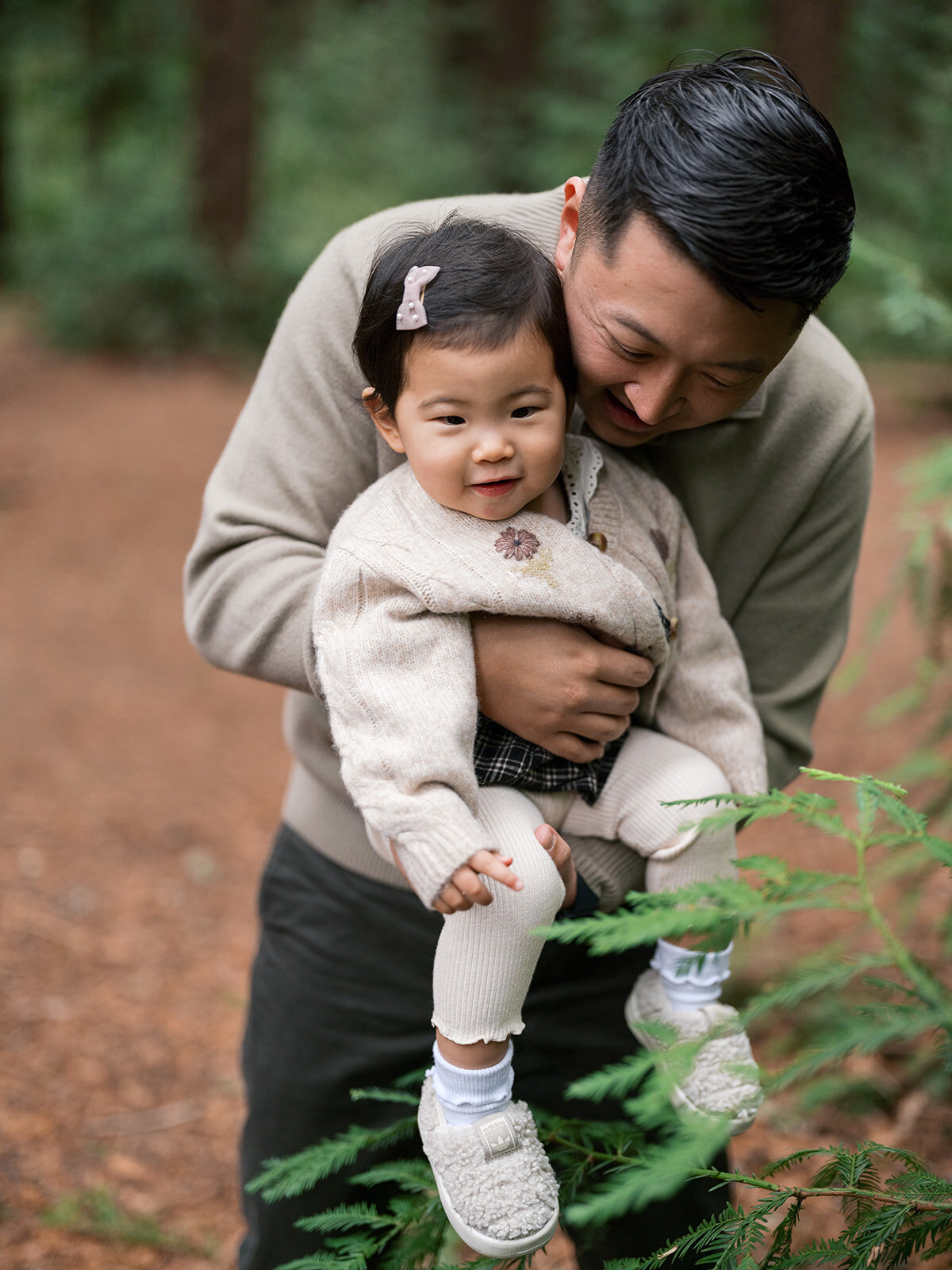 Redwood family session East Bay Oakland Berkeley family photographer fall
