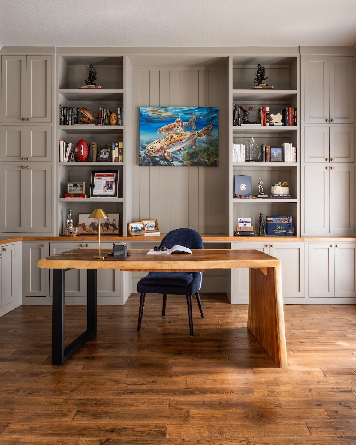 kyleen bushroe interiors wooden office