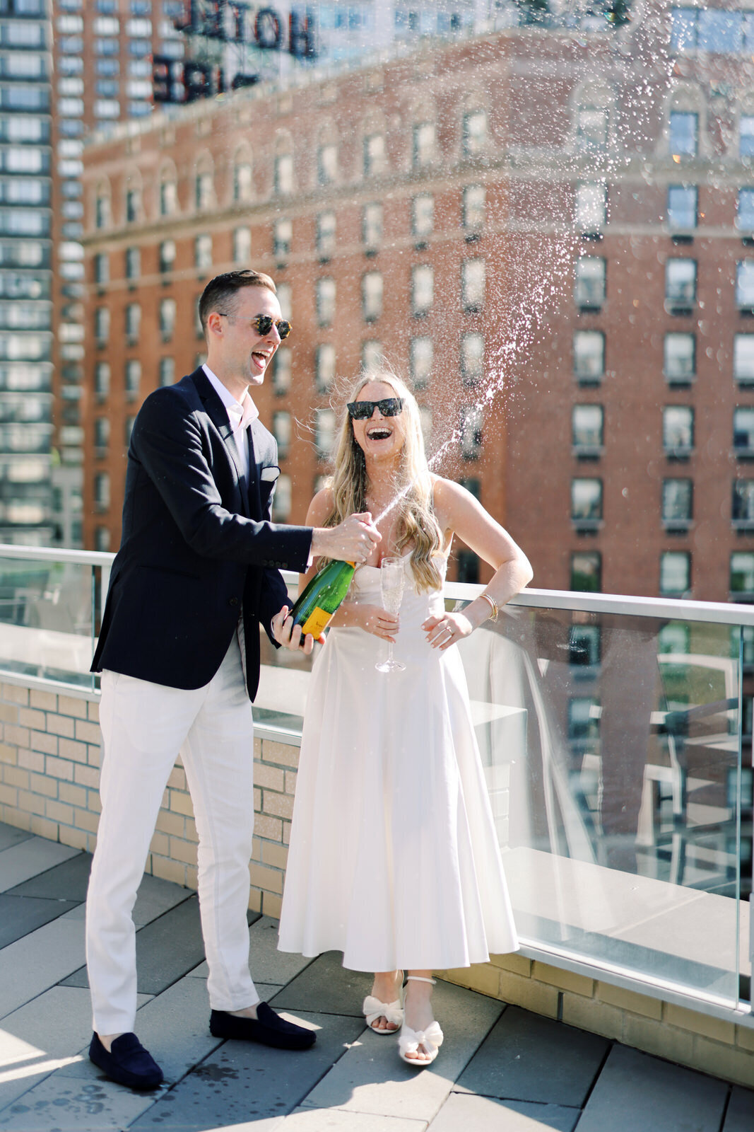 Chic New York City Engagement Session 14