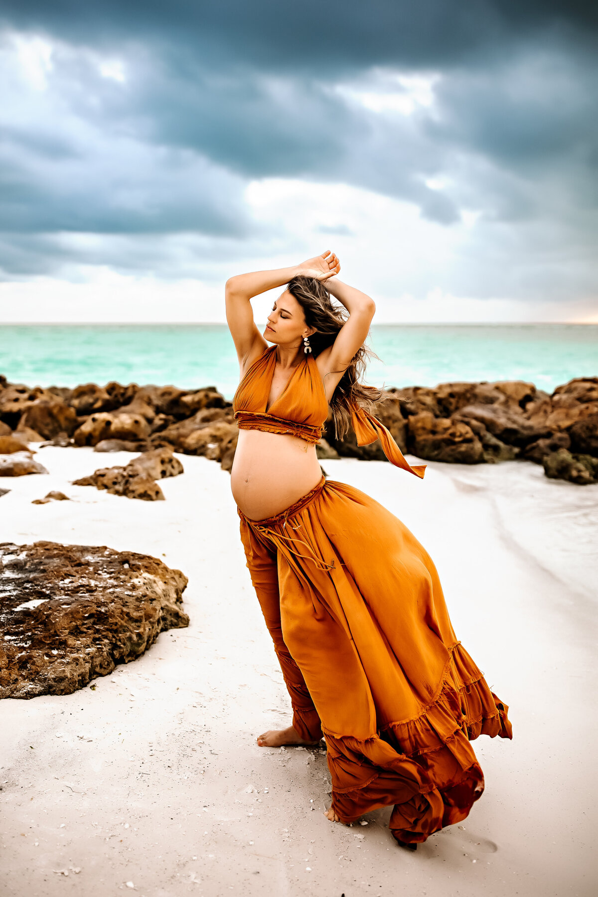 anna maria island maternity photos