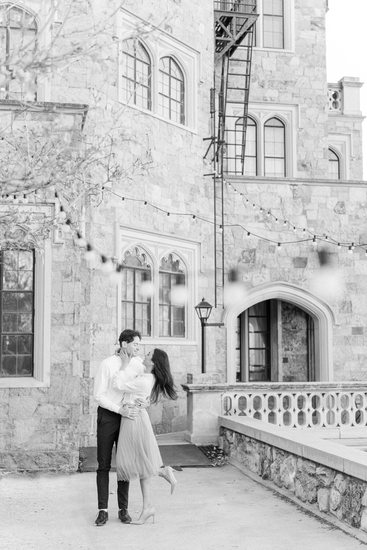 Glen Eyrie Castle Winter Engagment Pictures Colorado Springs Elena Spraguer Photography 0056