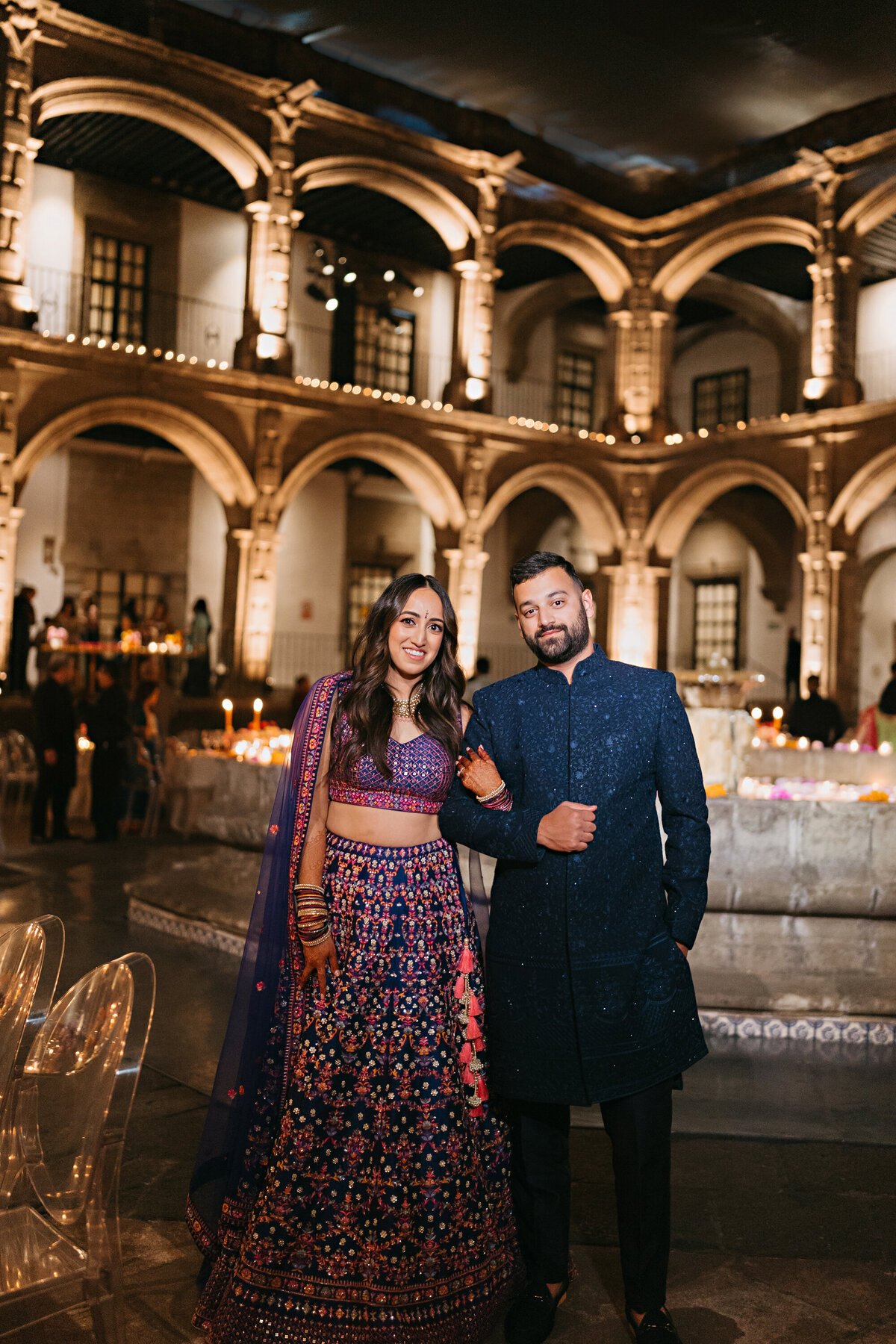 mexico-city-indian-wedding-sangeet-16