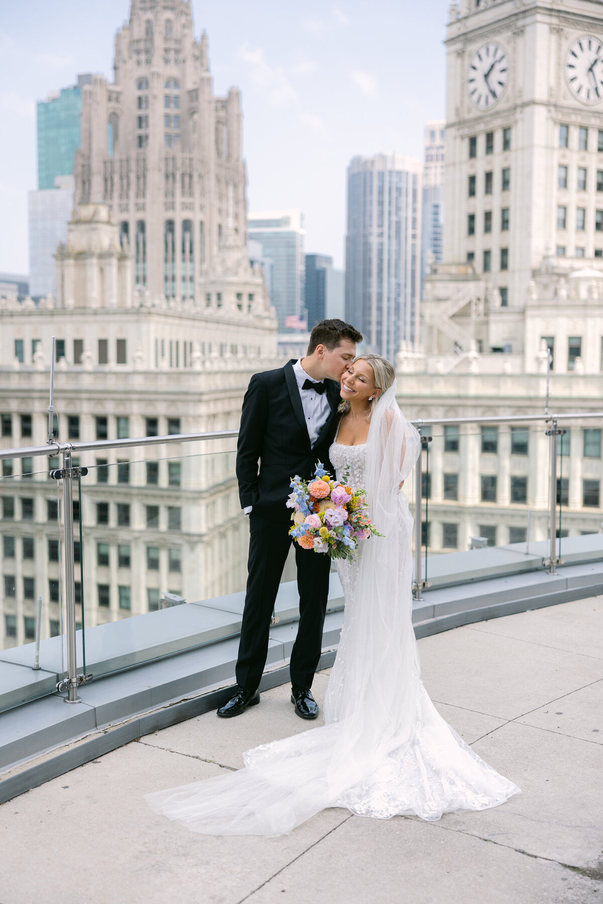 Chicago Theatre on the Lake Wedding Taylor & Eric-70