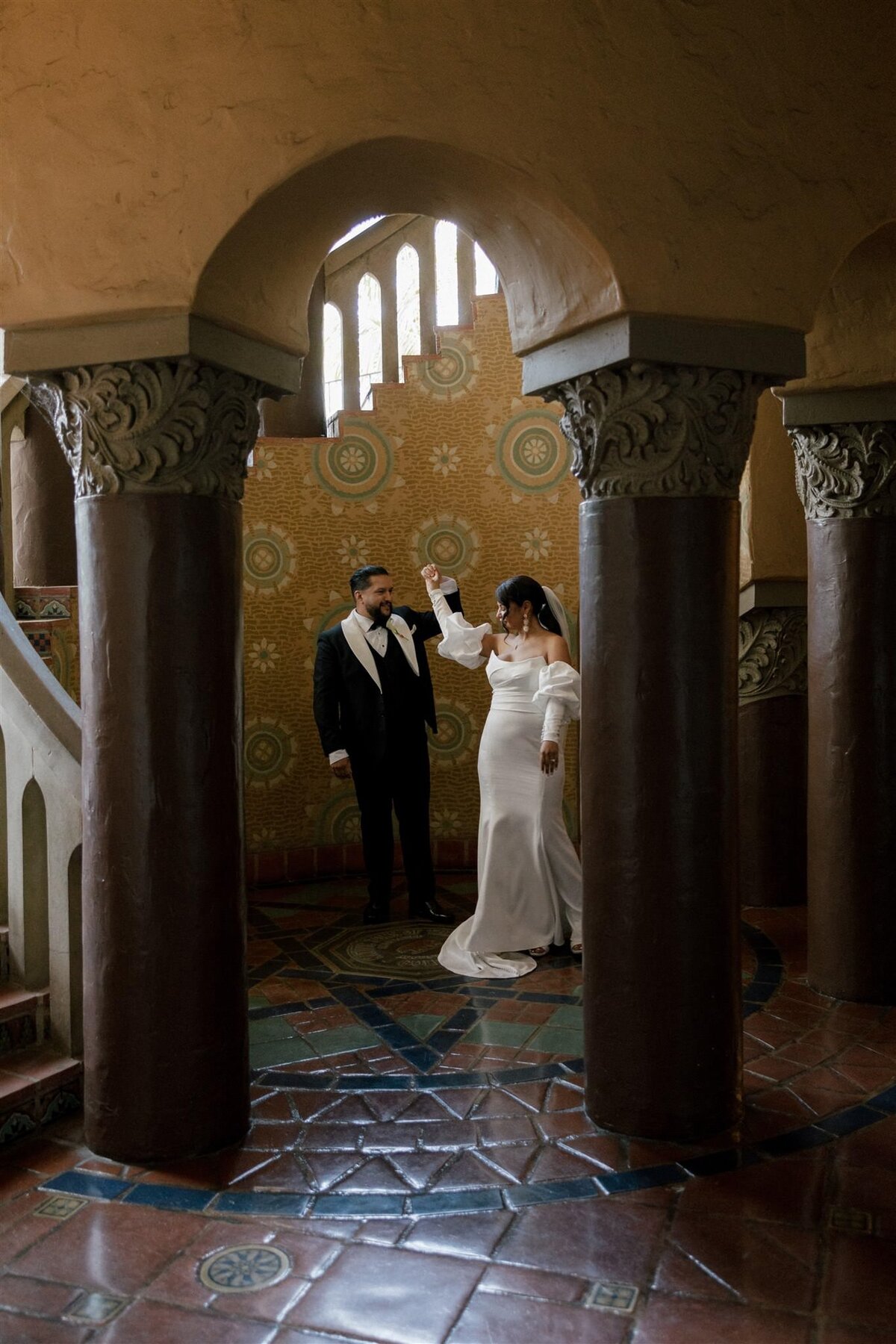 Santa Barbara Courthouse wedding ceremony - 33