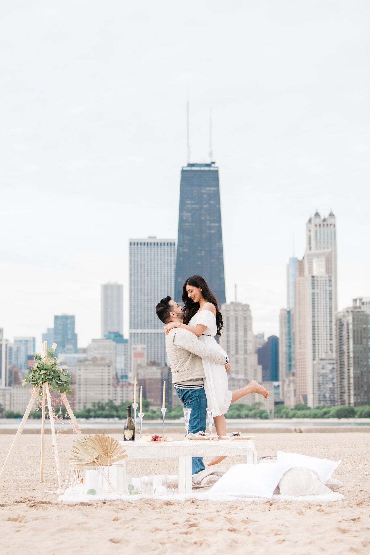 jessica and sean chicago beach and city engagement final-69