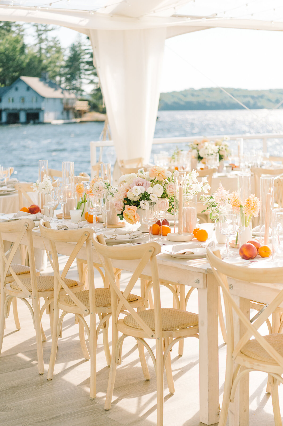 Gorgeous wedding reception tent decor by Stemz and Ashley Piggot