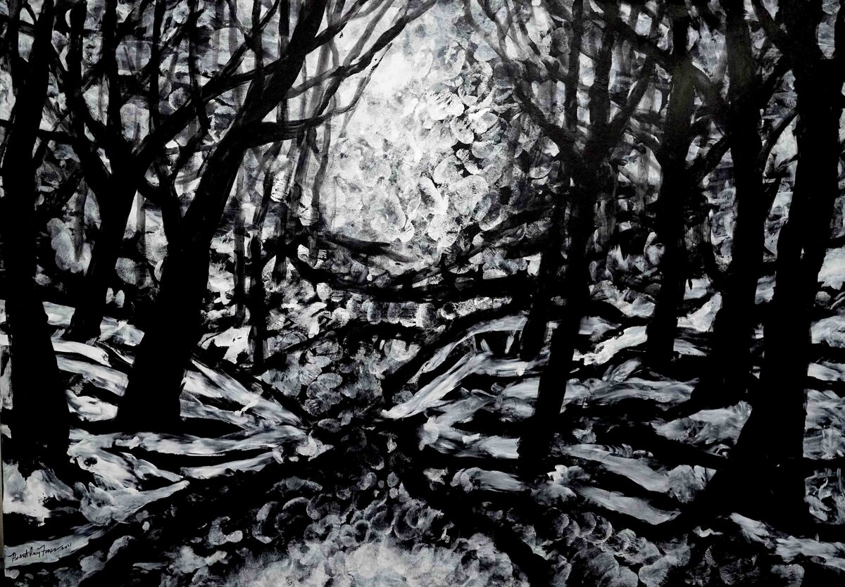 Brent Ray Fraser Winter Penis Scape Painting - 0 4