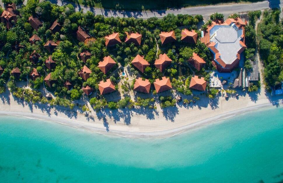 Couples Swept Away aerial view