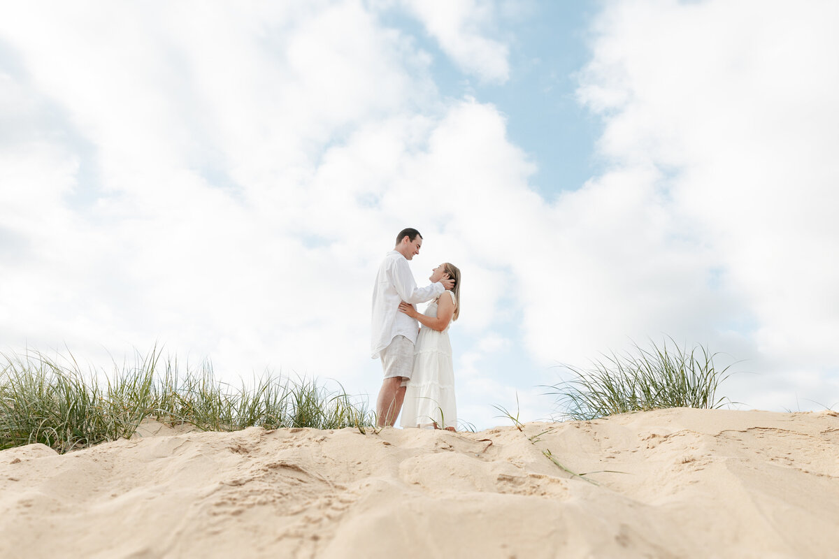 Tayla + Drew Dudley Beach Engagement Shoot Roam Ahead Weddings 2024-50