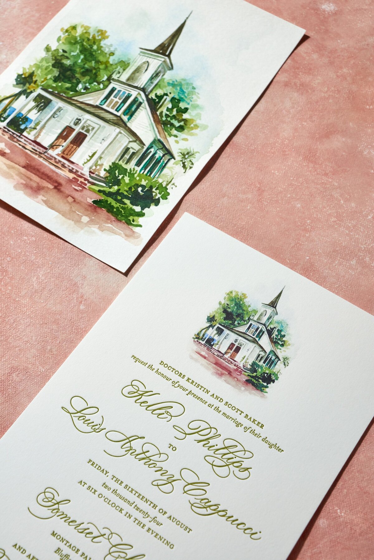 LowcountryPaperCo_Kelli&Louis_WeddingInvitation_OriginalWatercolorArt