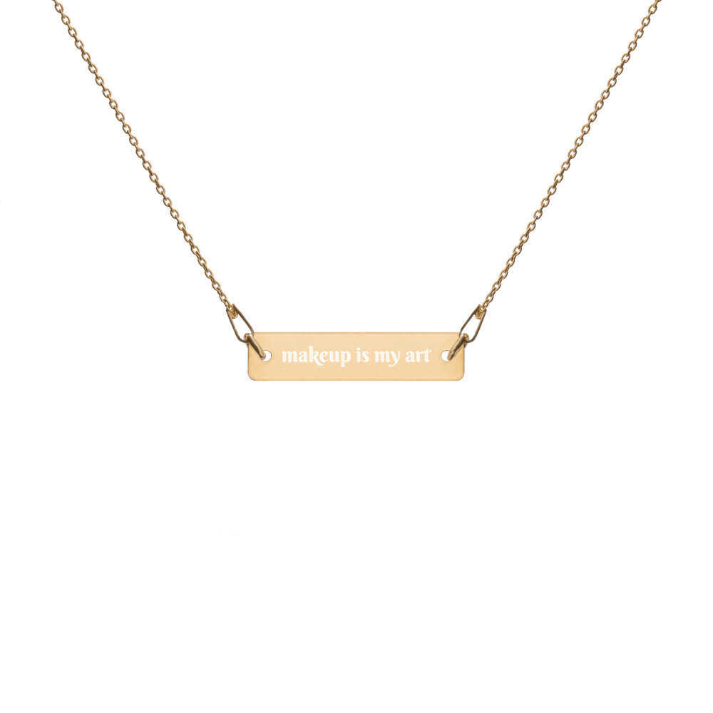 Makeup Is My Art Necklace by Natalie Setareh