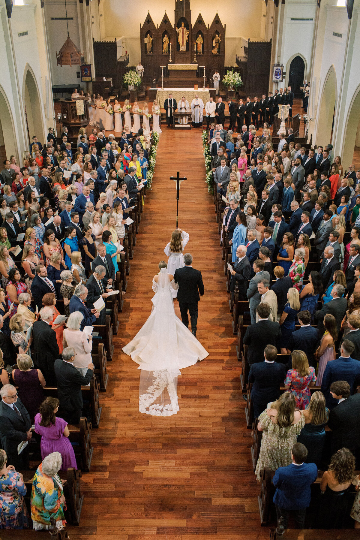 Wedding ceremony at St. Peters Anglican Church in Tallahassee FL - 2