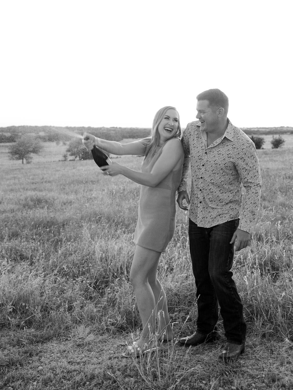 Engagement portraits on family ranch26