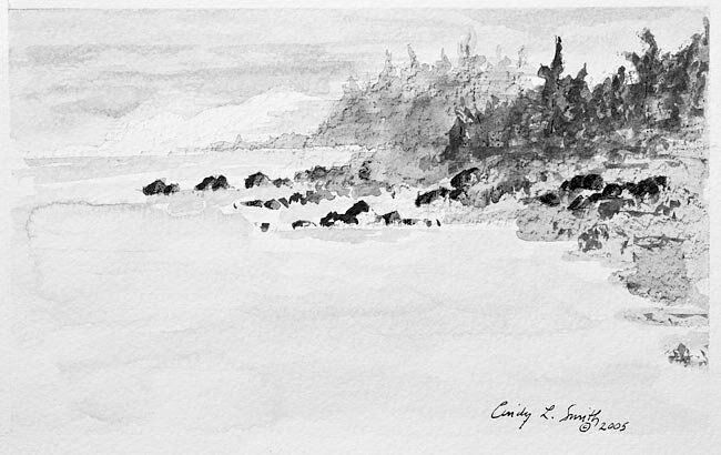 Seawall Maine Art