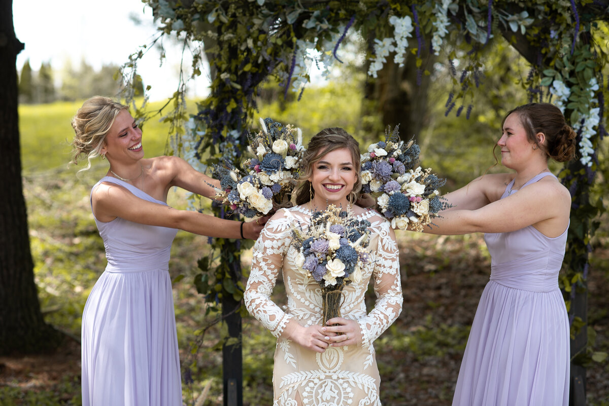 Groom preparation candid reflection in mirror