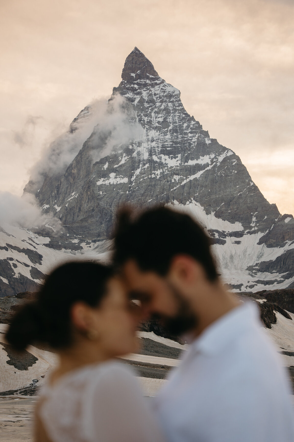 Matterhorn elopement sunset
