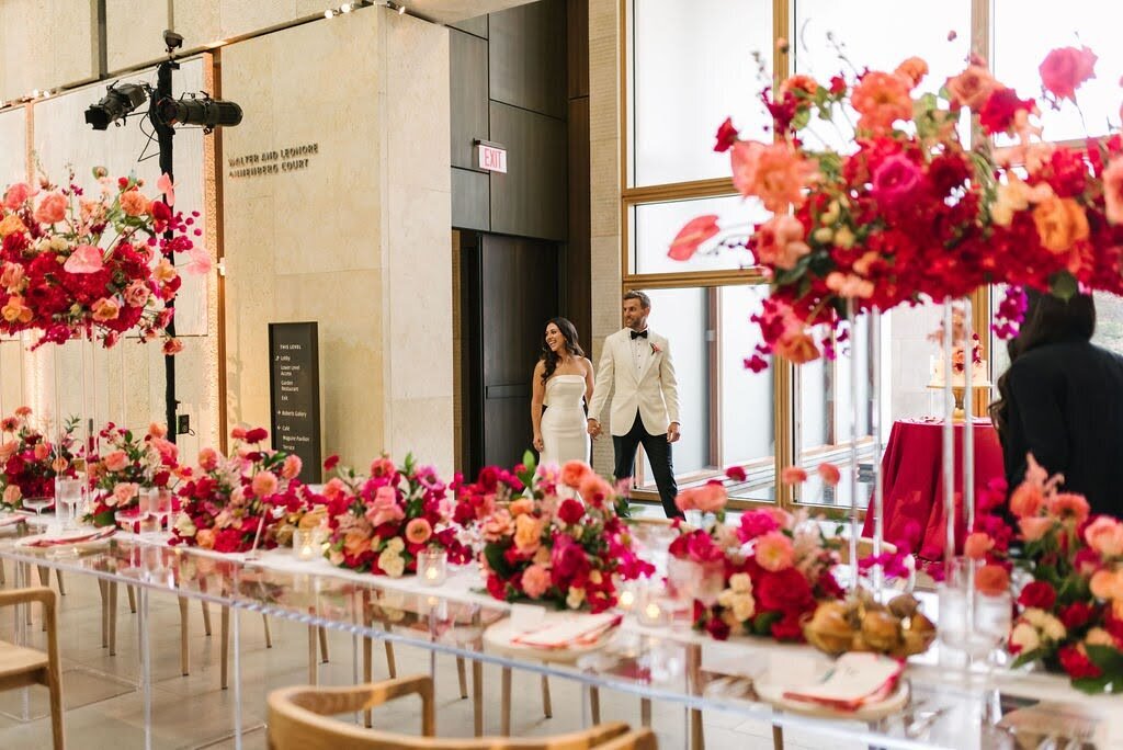Carolyn and Rodney PInk Wedding at the Barnes Foundation12