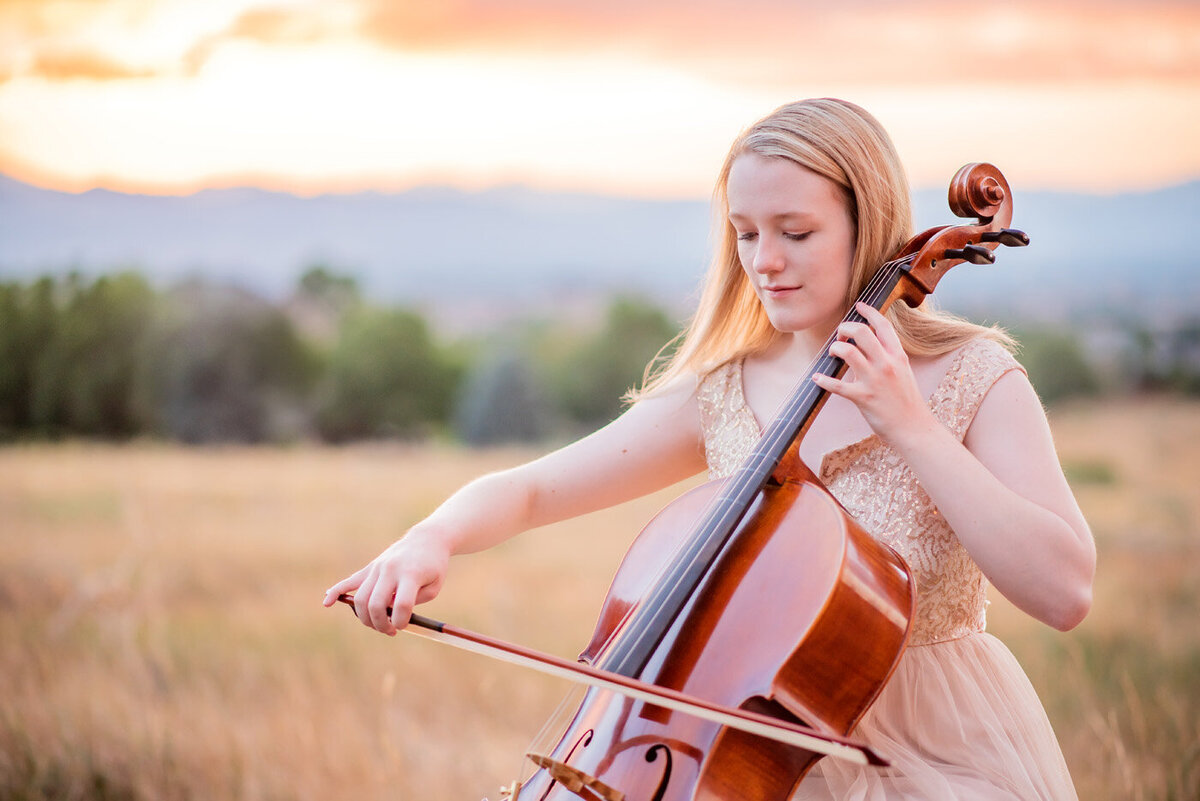 high-school-senior-girl-sunset-violin-colorado