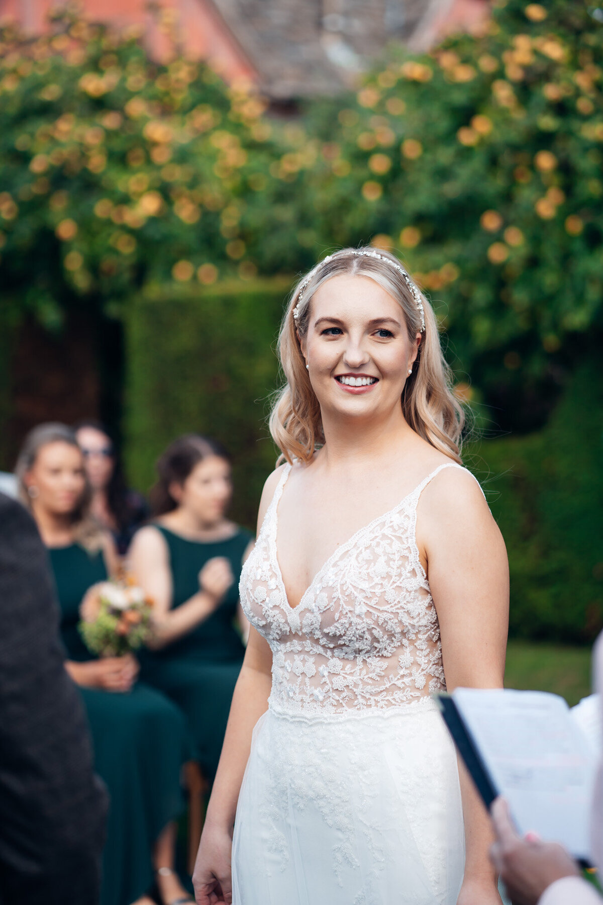 Pauntley-court-wedding-photographer-bride-during-outdoor-ceremony