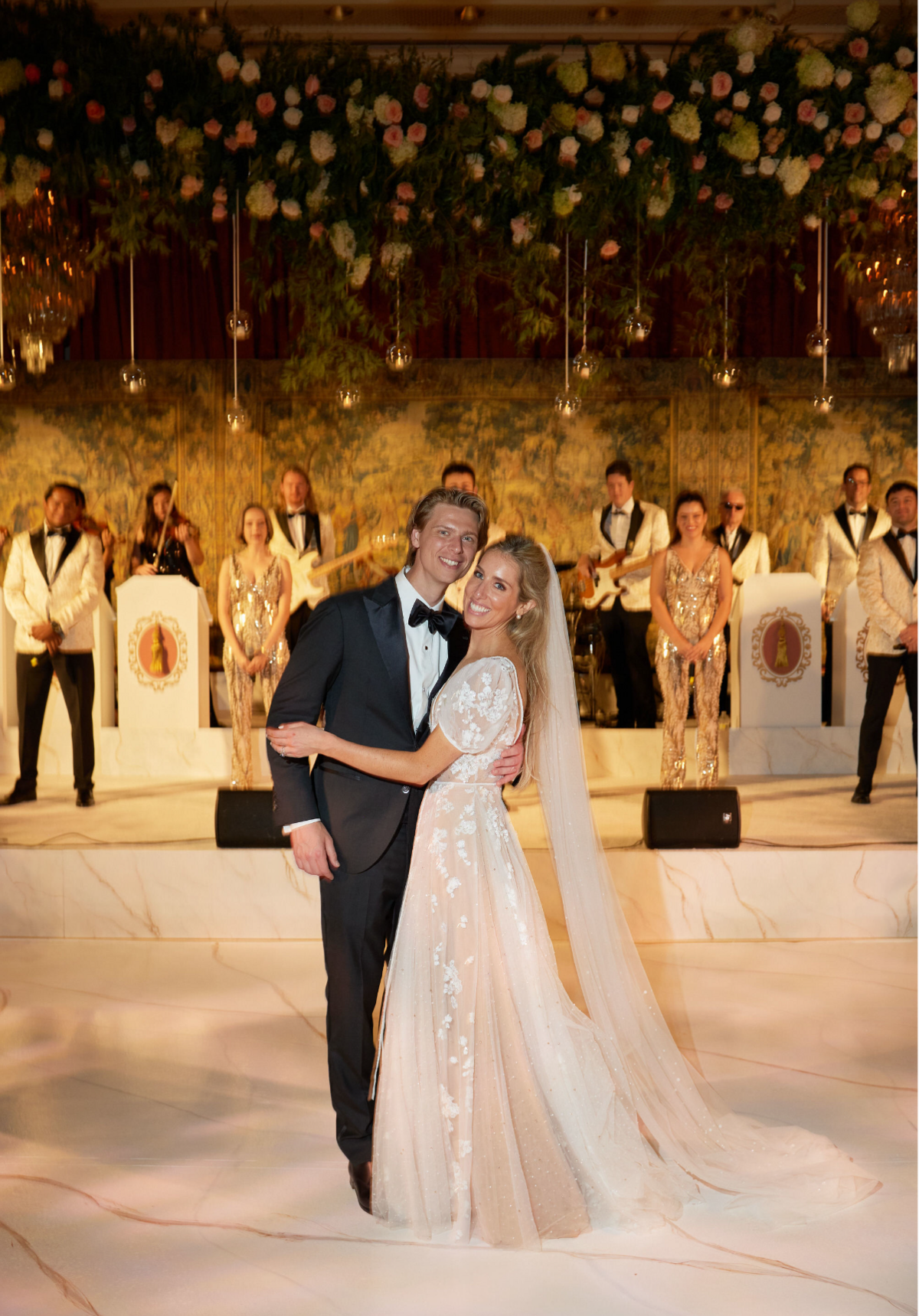 The photo was taken at The Willard Intercontinental in Washington D.C., a top wedding venue and hotel in the area